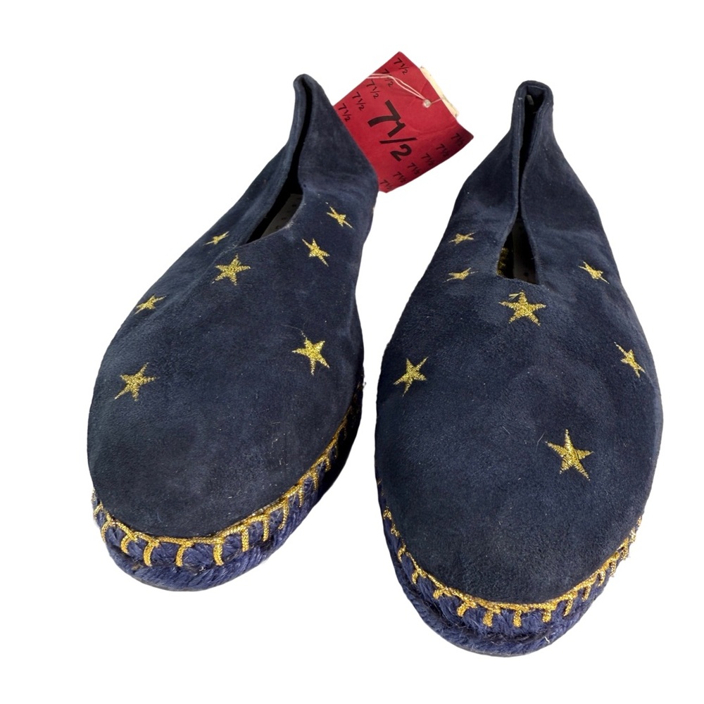 Joan & David Gold and Navy Footwear